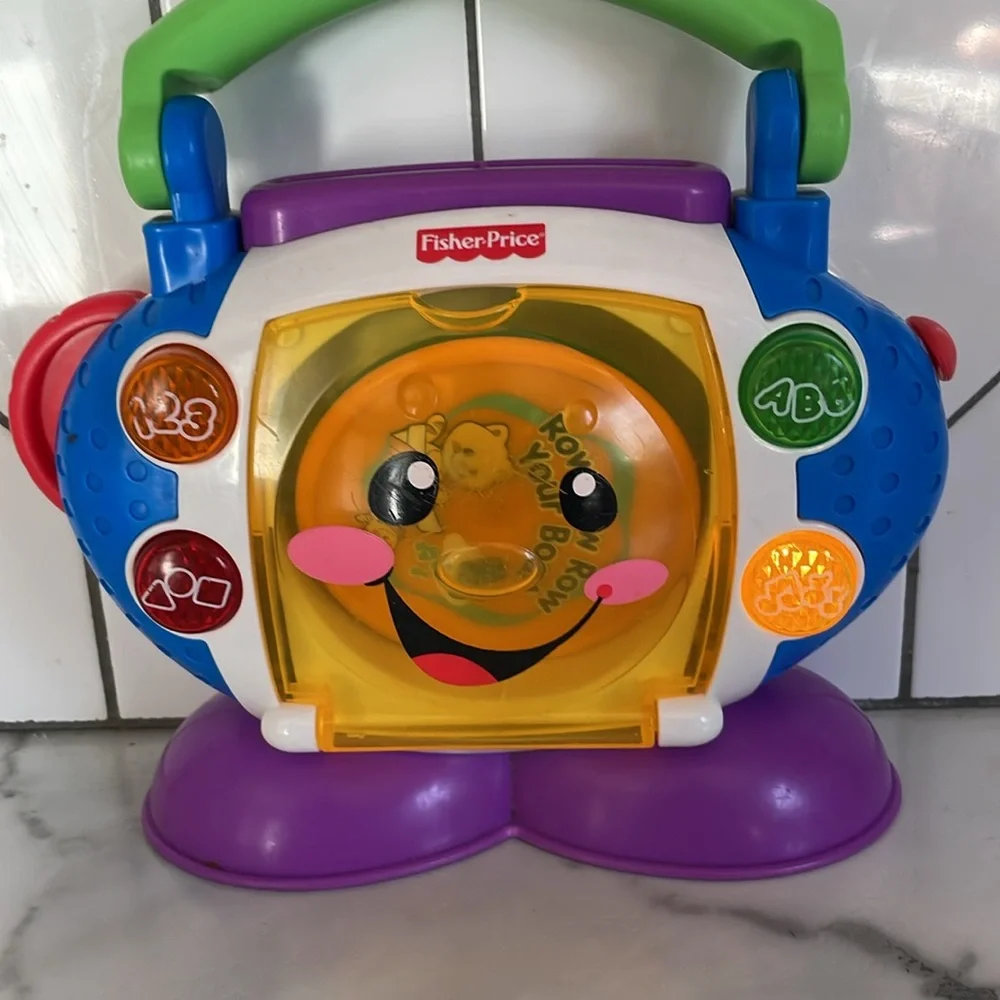 Fisher Price Laugh & Learn Sing-With-Me CD Player - WORKS